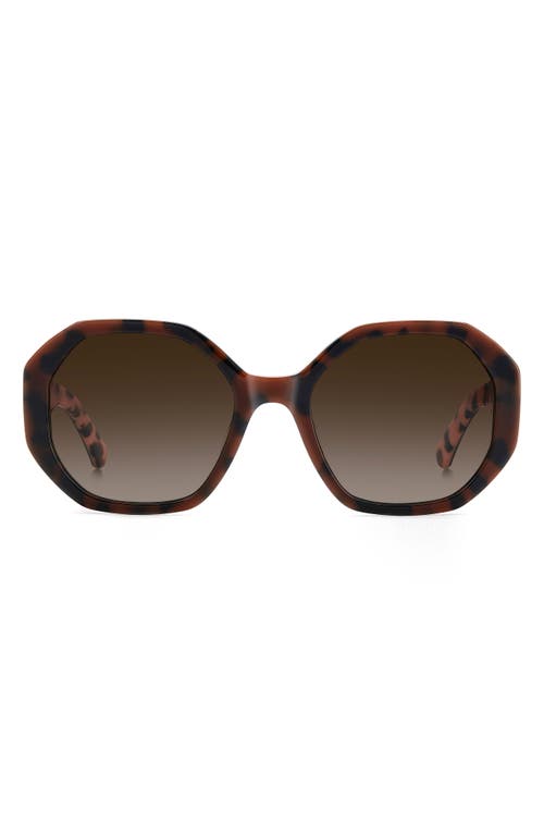 Kate Spade New York Flynnie 54mm Geometric Sunglasses