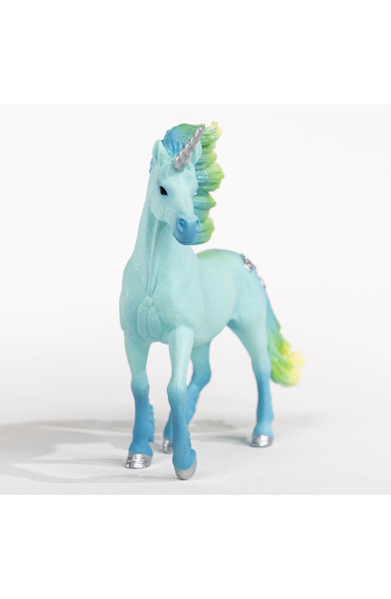 Schleich Bayala Marshmallow Unicorn Stallion, Toy Figure, Kids, Alternate, color, Multicolored