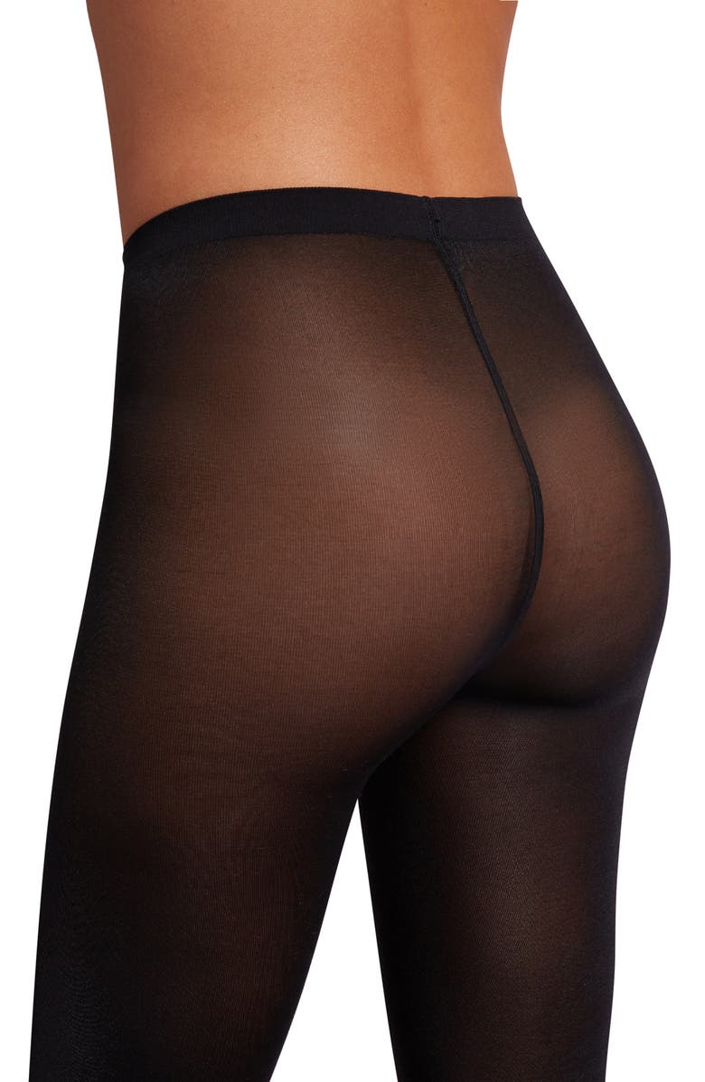 Wolford Opaque Tights, Alternate, color, Black