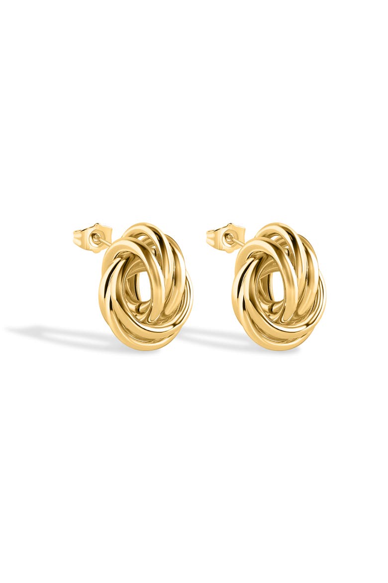 Milan Earrings, Main, color, Gold