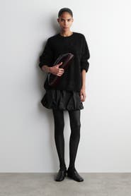 COS Bubble-Hem Mini Skirt