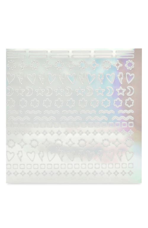 Iscream Kids' Holographic Nail Stickers In Multi