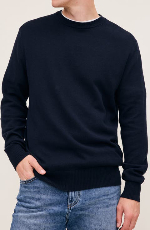Cotton & Cashmere Crewneck Sweater