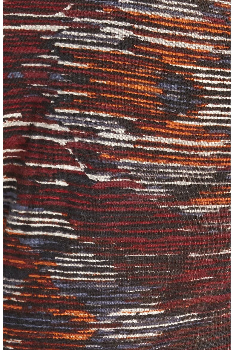 'Bliss' Surplice Silk Blend Knit Top (Nordstrom Exclusive), Alternate, color, MULTI