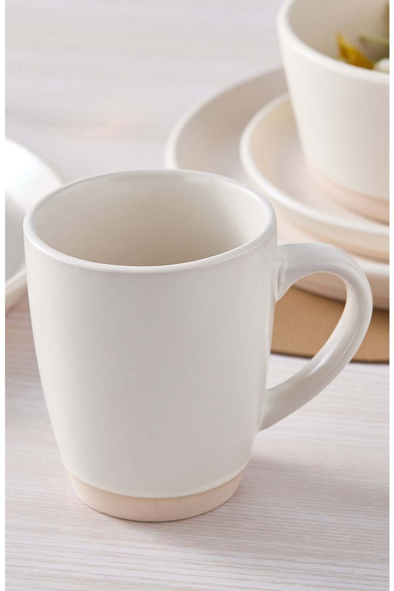 Jules Stoneware 16-Piece Dinnerware Set, Alternate, color, Off White