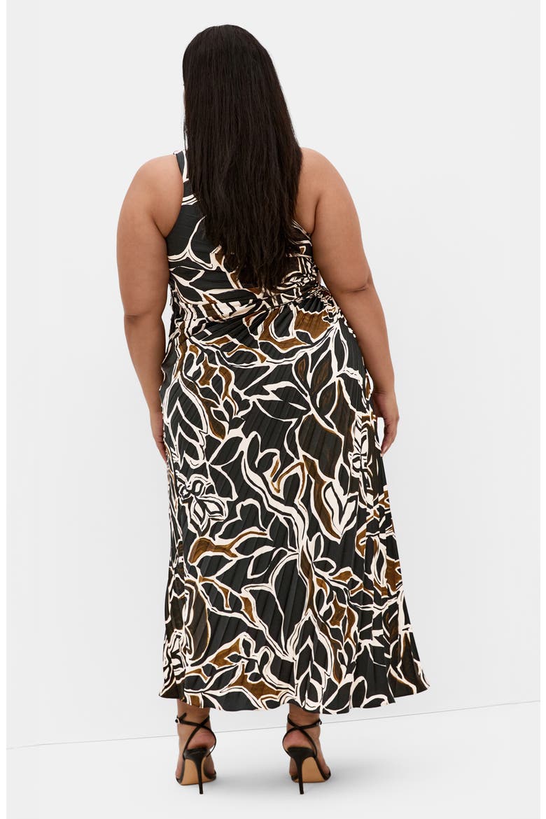 Alice One-Shoulder Maxi Dress, Alternate, color, WINTER FOLIAGE