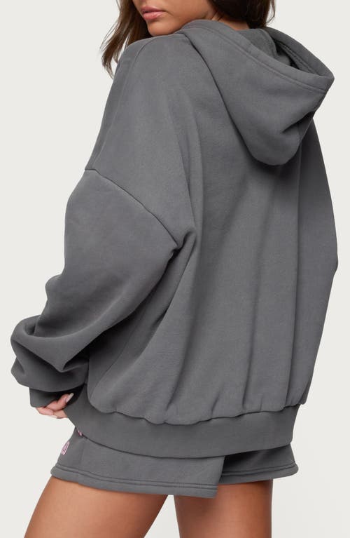 Edikted Soho 76 Hoodie In Gray