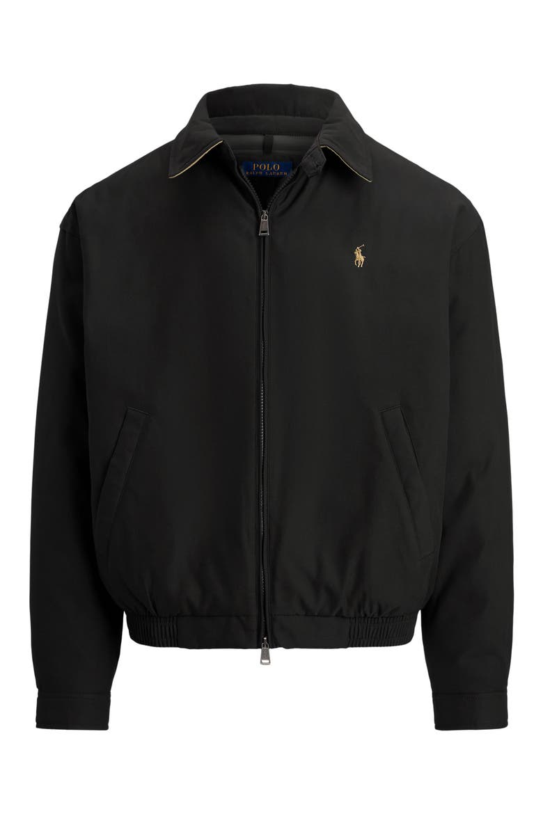 Down Fill Twill Jacket, Alternate, color, RL BLACK