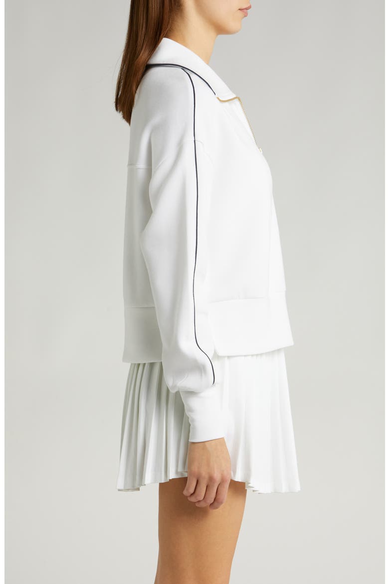 Davenport Half Zip, Alternate, color, WHITE
