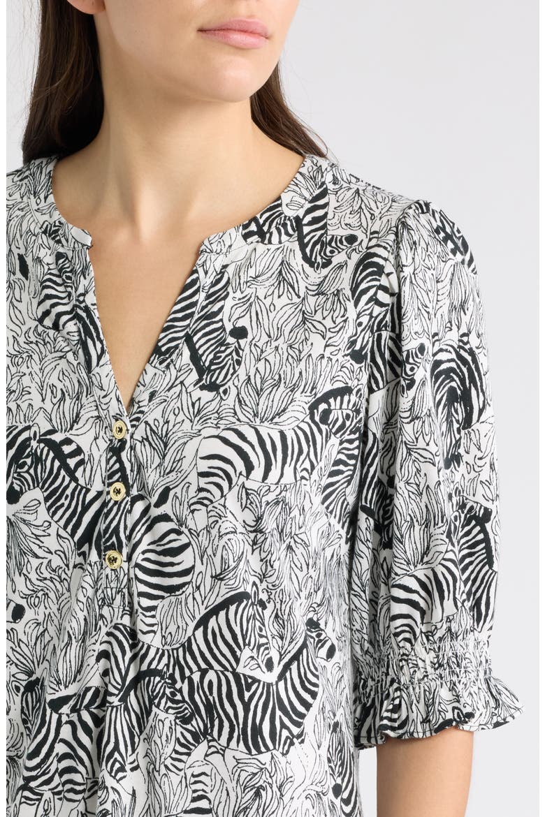 Delsie Print Minidress, Alternate, color, COCONUT Z