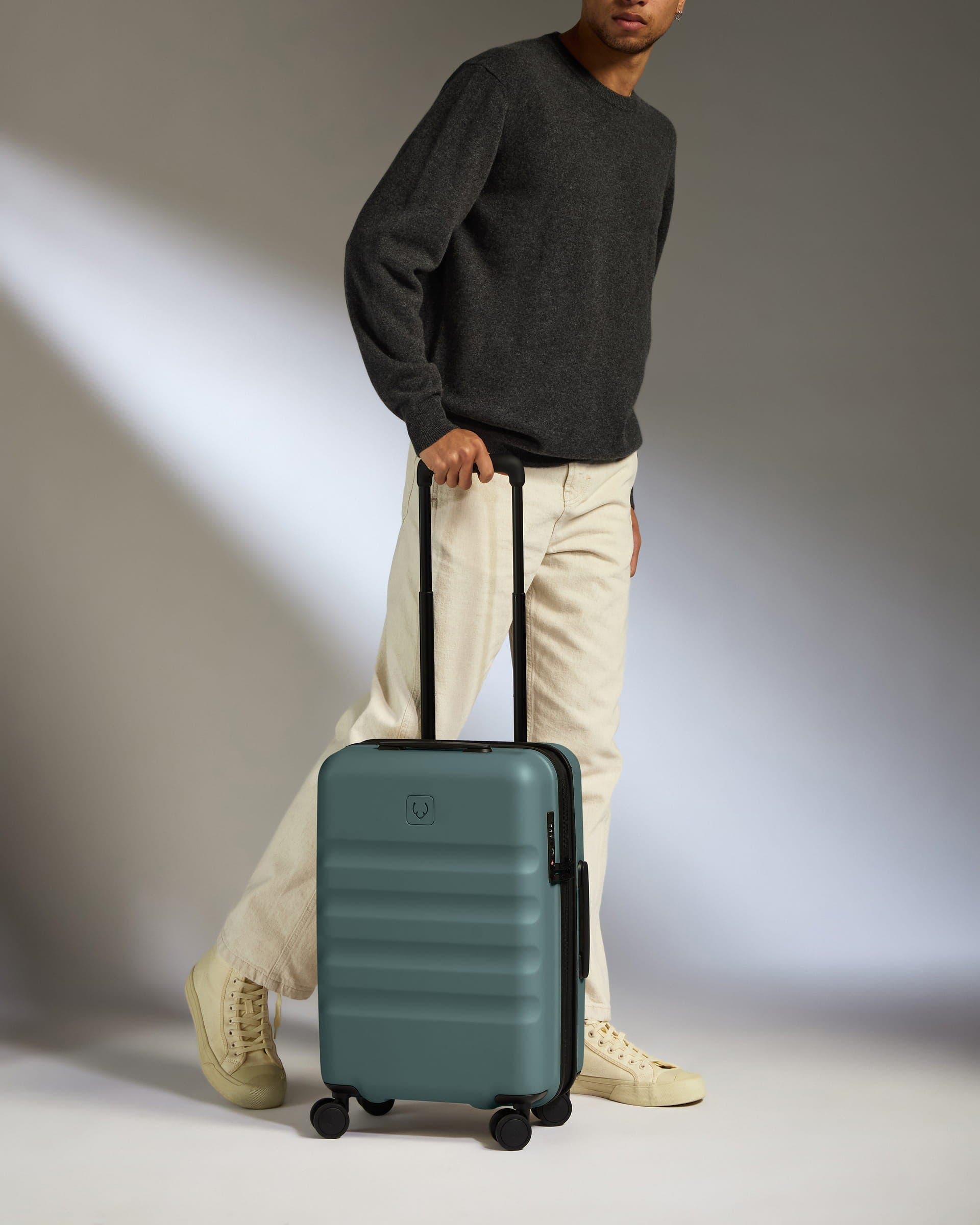ANTLER Icon Stripe Expendable Carry-on Luggage, Alternate, color, Glade Blue