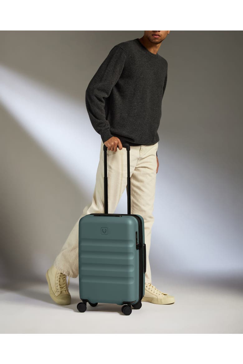 Icon Stripe Expendable Carry-on Luggage, Alternate, color, Glade Blue