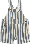 Rylee + Cru Stripe Denim Shortalls