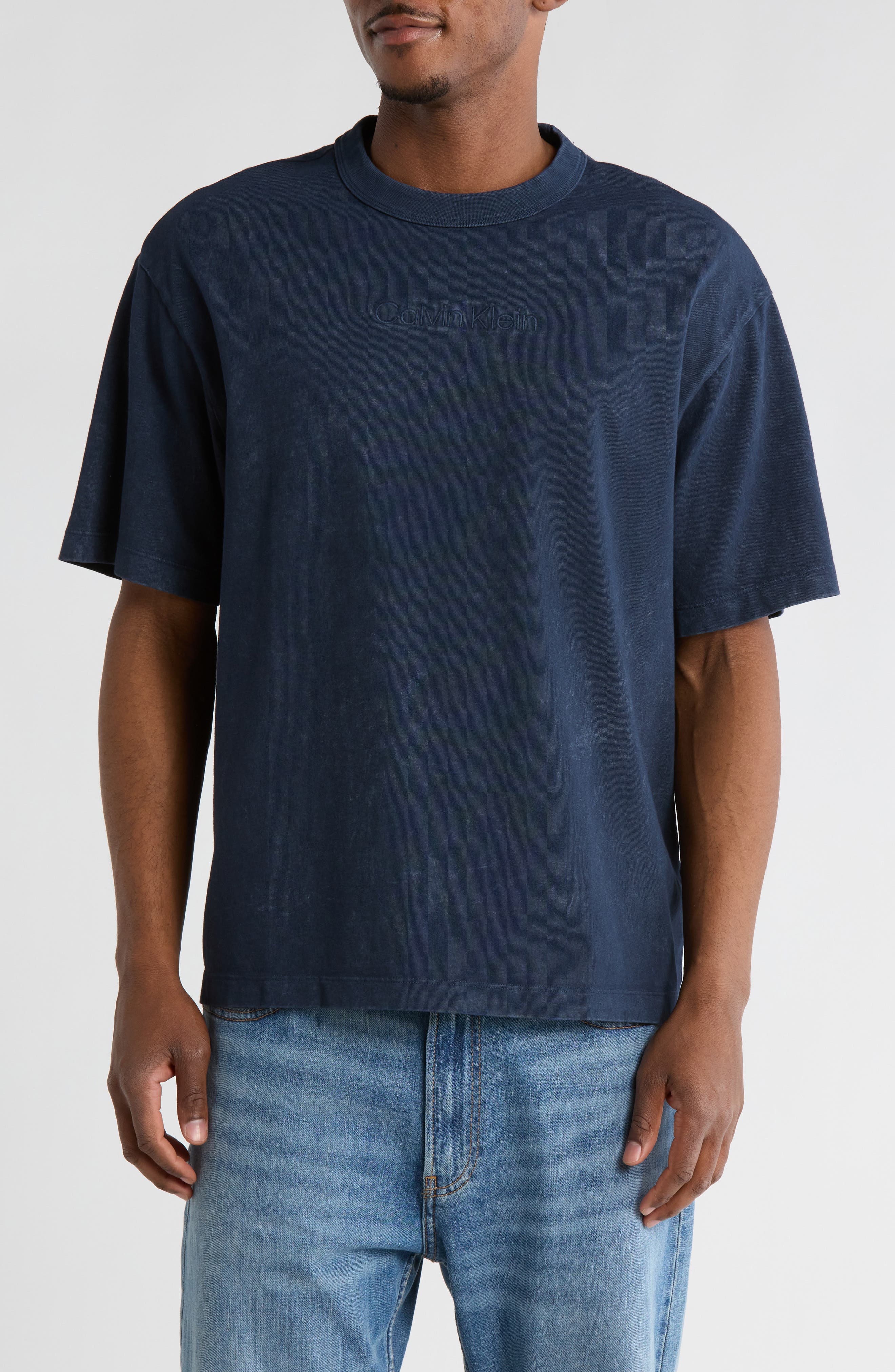Calvin Klein Powder Wash Heavyweight Cotton T-Shirt