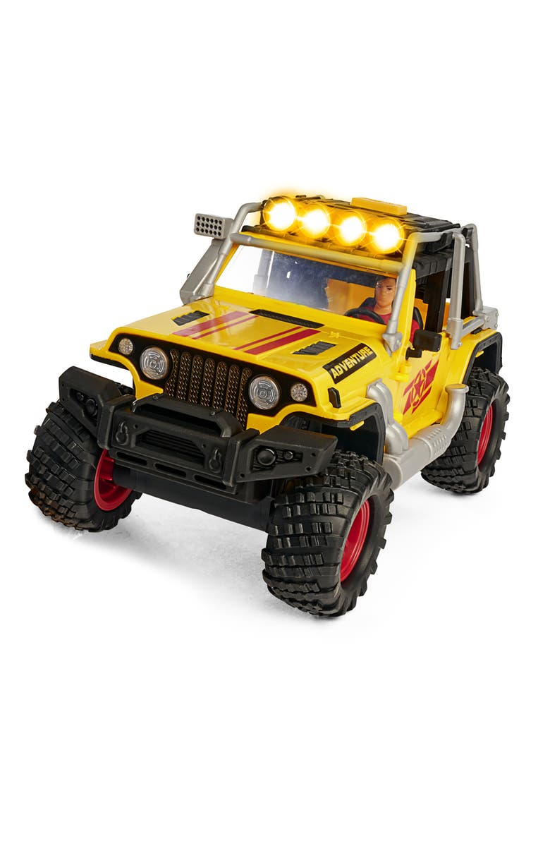 Dickie Toys HK Ltd Light & Sound Jeep Adventure Playset, Alternate, color, Multicolored