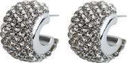 Panacea Pavé Chubby Hoop Earrings