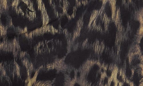 Allsaints Nora Ruched Mesh Midi Skirt In Brown