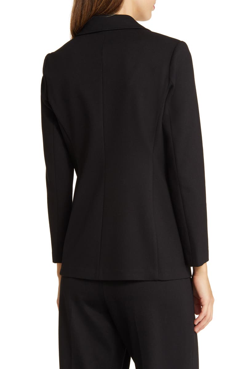 Anne Klein Open Front Knit Blazer, Alternate, color, 