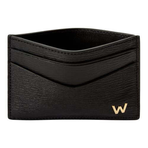 Wolf W Cardholder In Black
