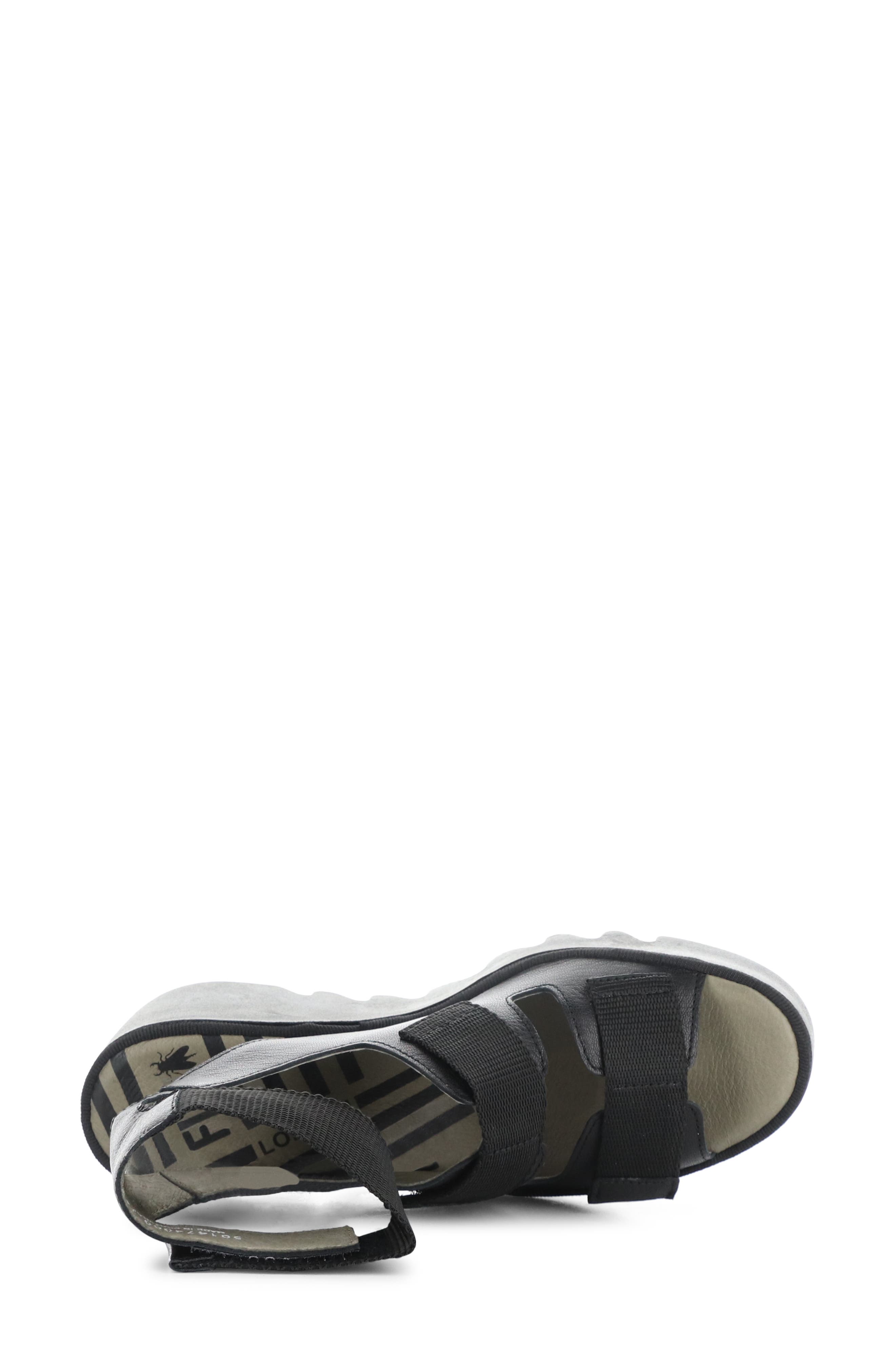 Fly London Bech Platform Wedge Sandal, Alternate, color, 