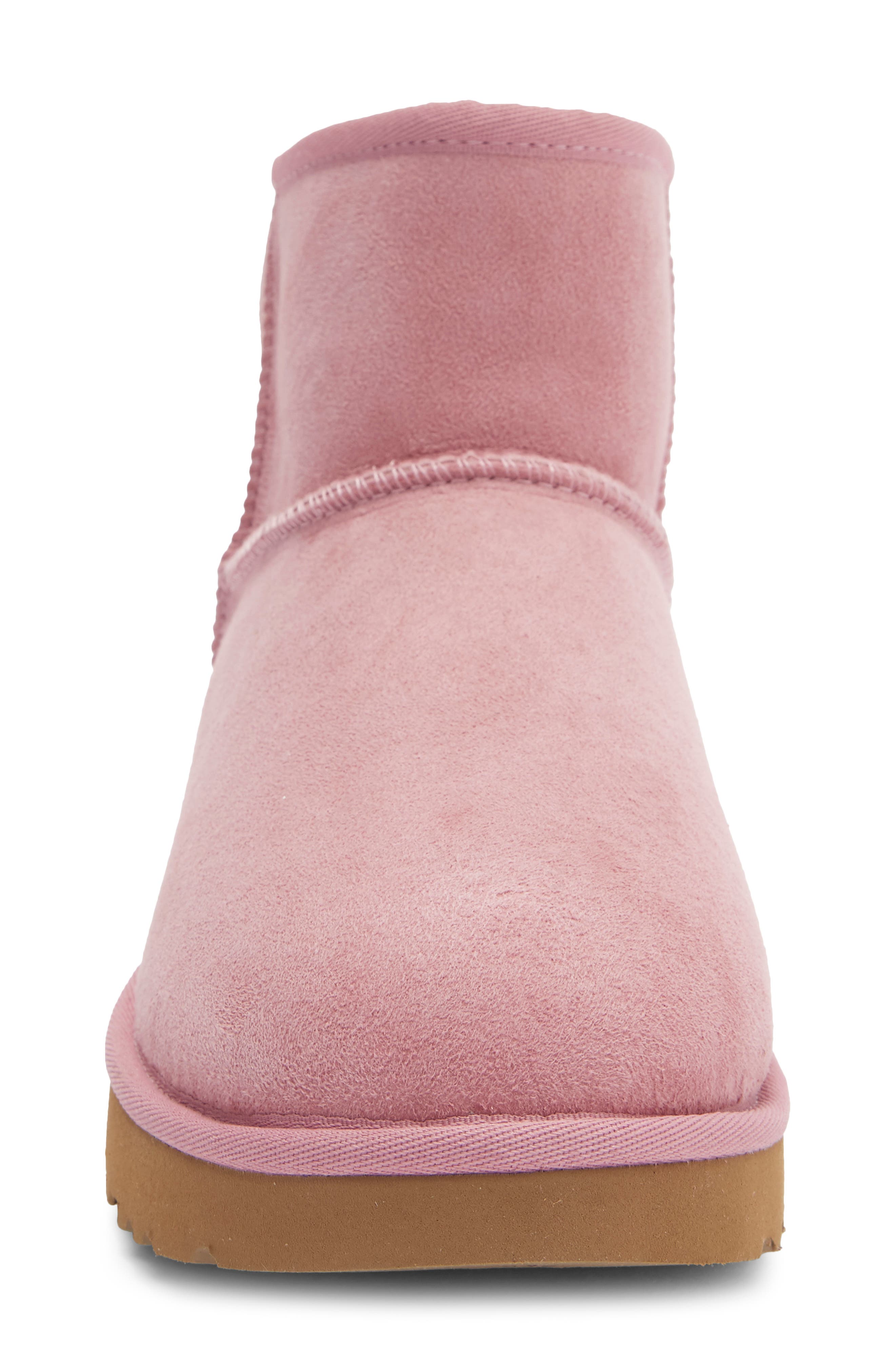 UGG Classic Mini II Genuine Shearling Lined Boot, Alternate, color, DUSTY ORCHID