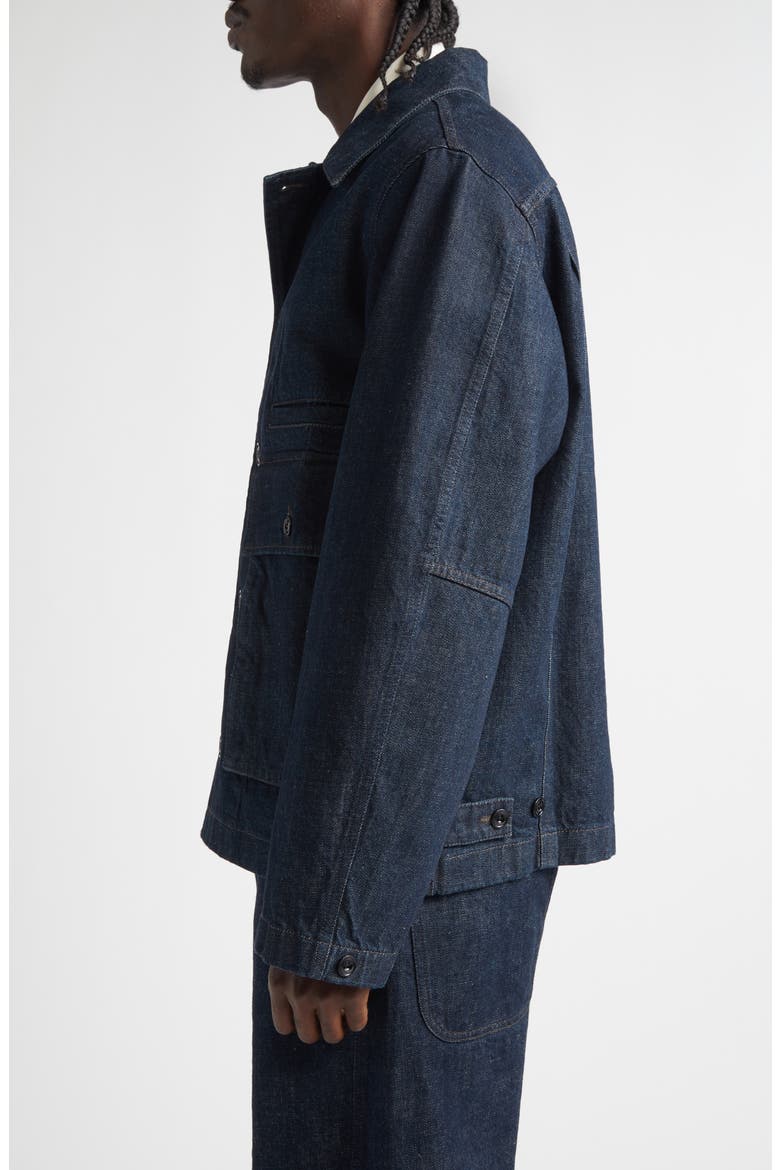 Boxy Denim Jacket, Alternate, color, DENIM INDIGO