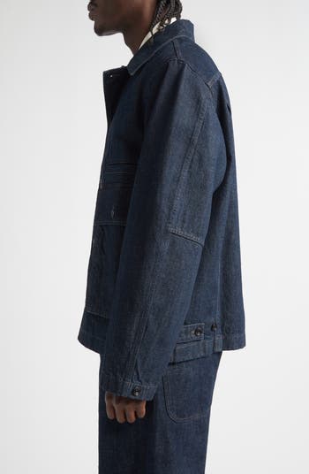 Lemaire Boxy Denim Jacket | Nordstrom