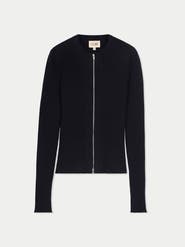 Gobi Cashmere Cashmere Two-Way Zip Cardigan