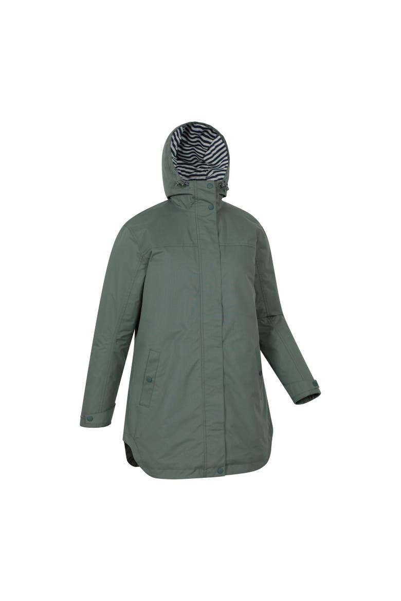 Riviera Padded Waterproof Jacket, Alternate, color, Khaki Green