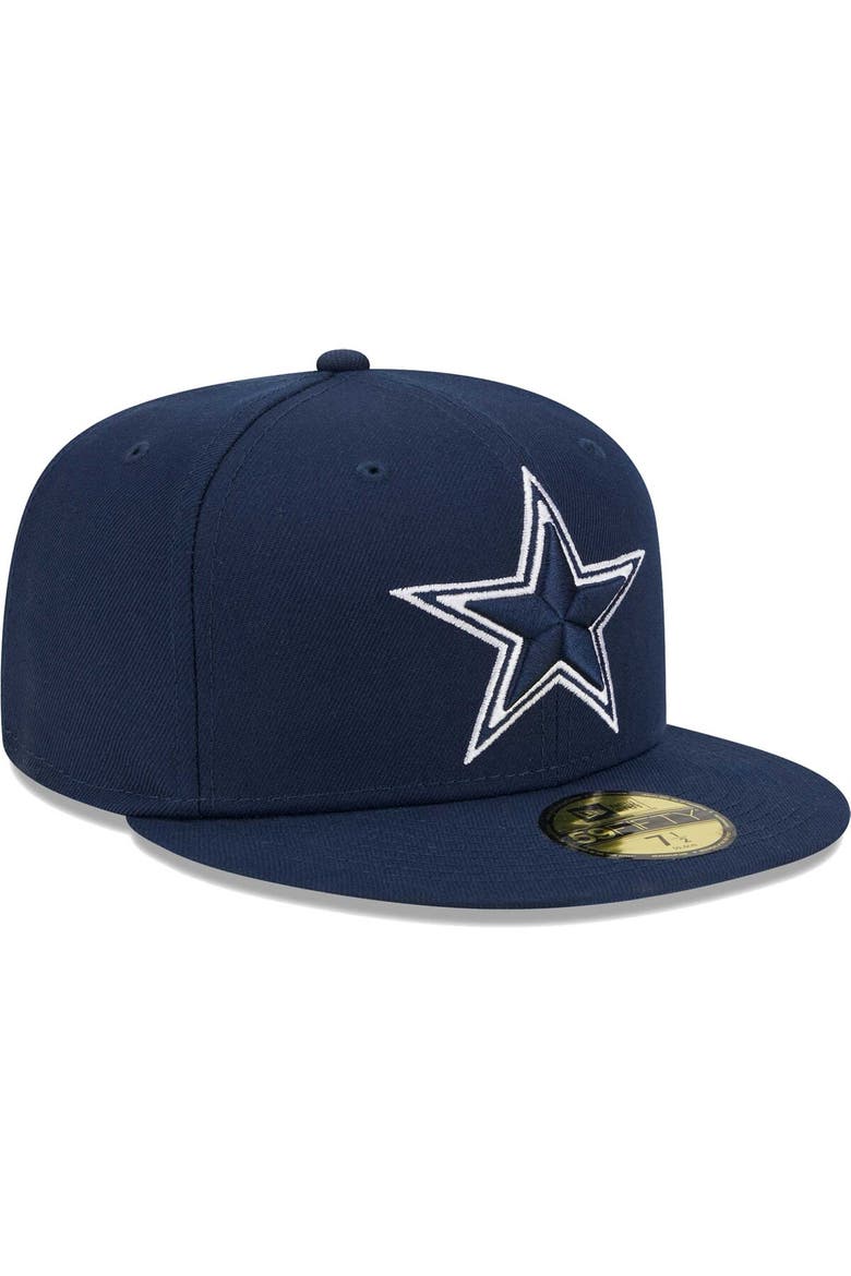 Men's New Era Navy Dallas Cowboys  Main 59FIFTY Fitted Hat, Alternate, color, Navy