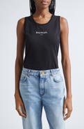 Balmain Logo Graphic Tank