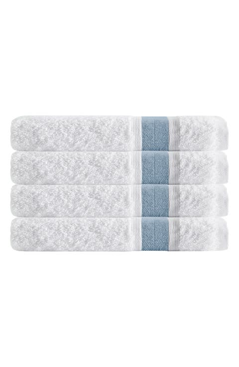 Unique Turkish Cotton Hand Towel 4-Piece Set