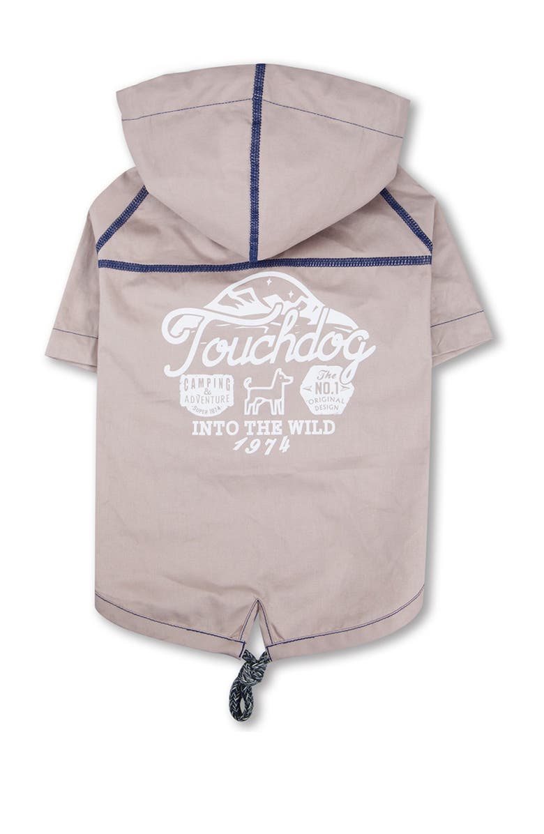 TOUCHDOG Cloudburst Waterproof Reversible Dog Raincoat - Pink - Extra Large, Alternate, color, Pink