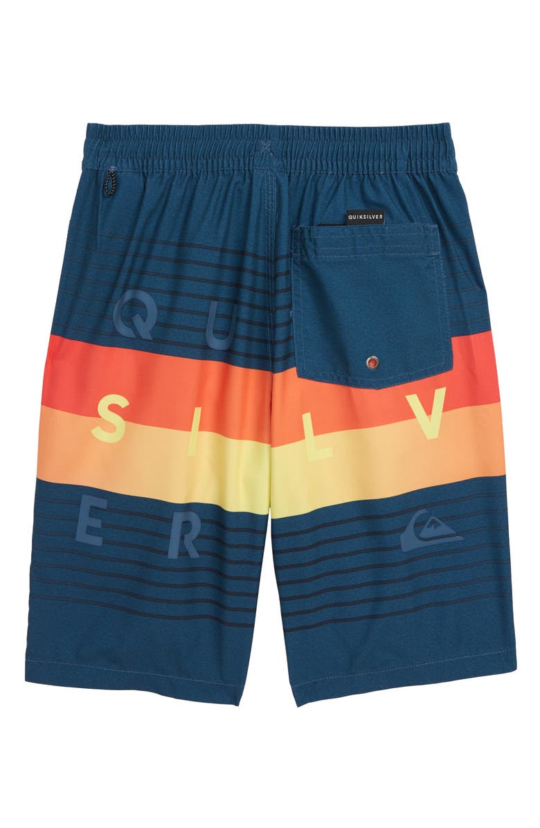 Quiksilver Word Block Volley Shorts, Alternate, color,