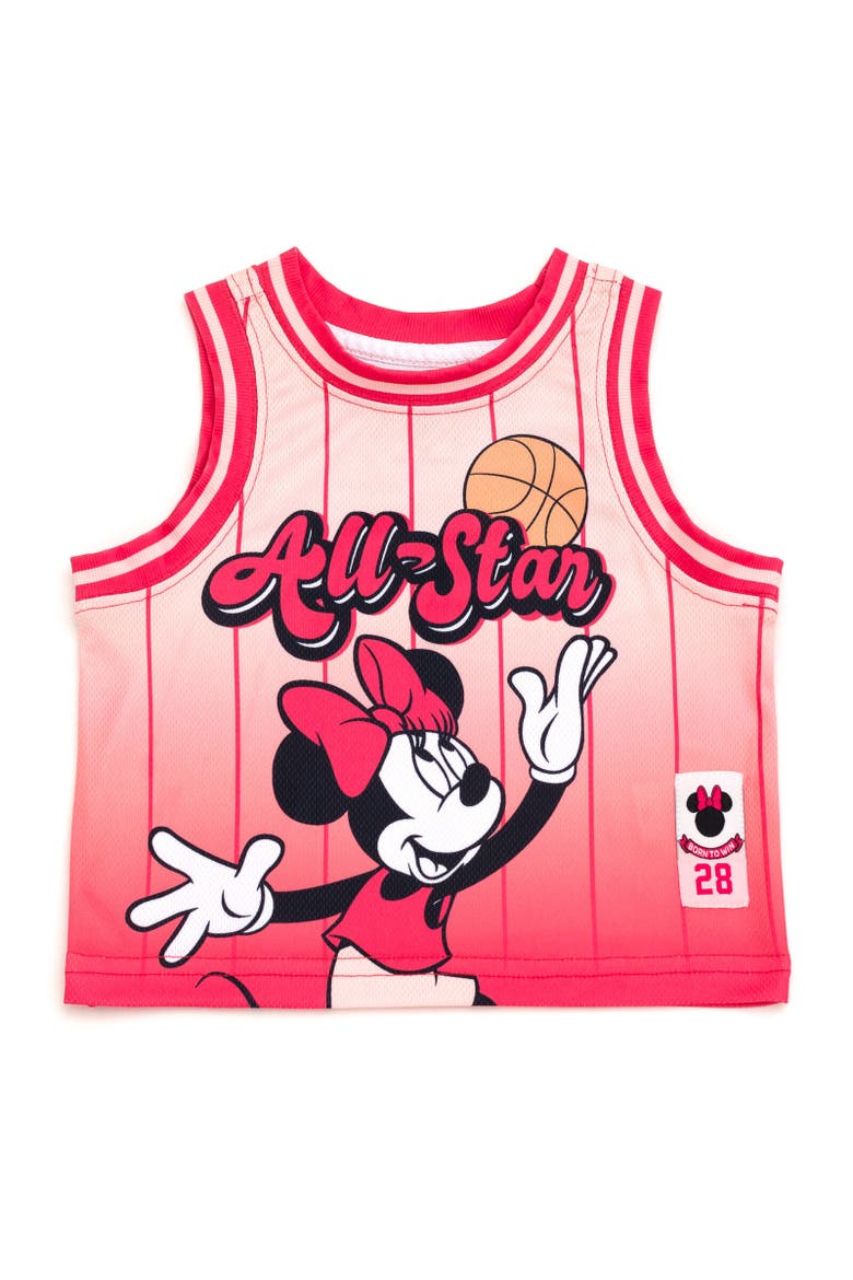 Minnie Mouse Athletic Tank Top & Shorts Set, Alternate, color, Red