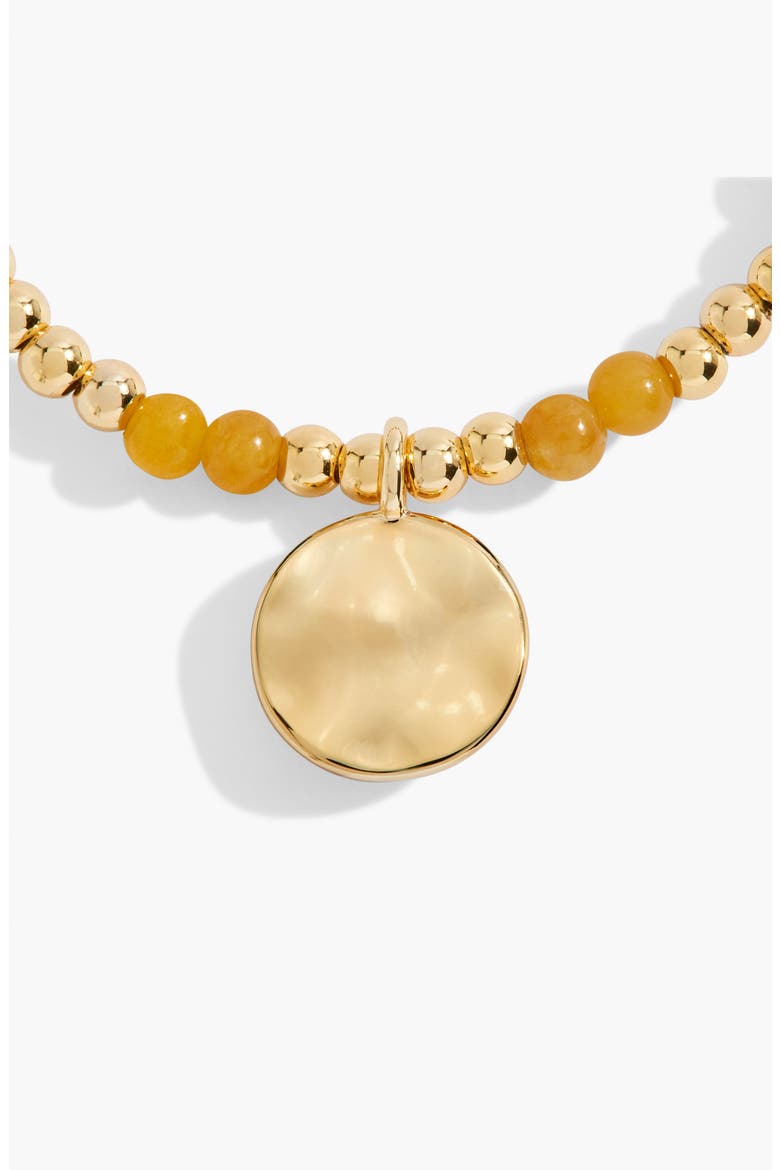 Birthstone A Little Bracelet in Gold-Tone Plating, Alternate, color, November