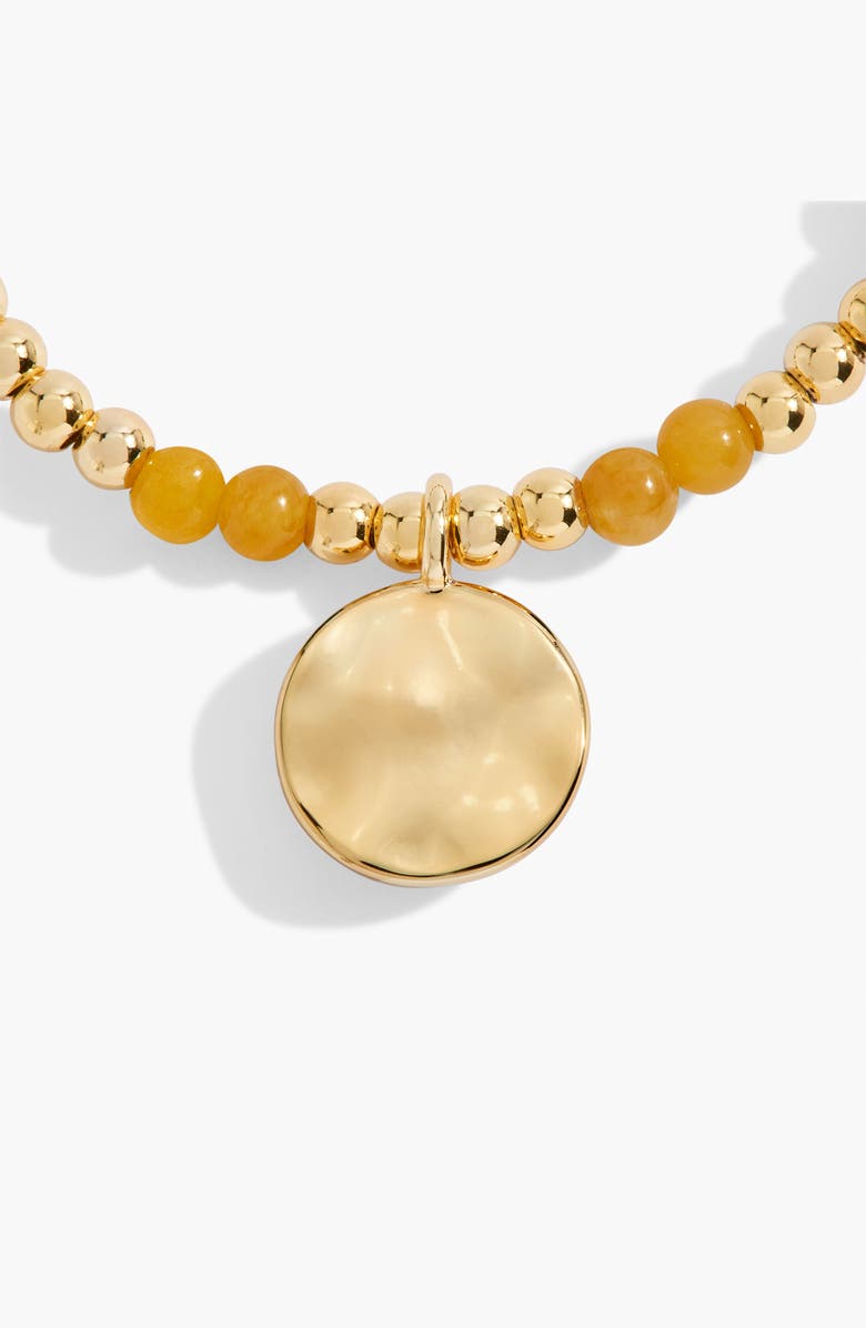 A Littles & Co Birthstone A Little November Bracelet in Gold-Tone Plating, Alternate, color, Metallic Gold