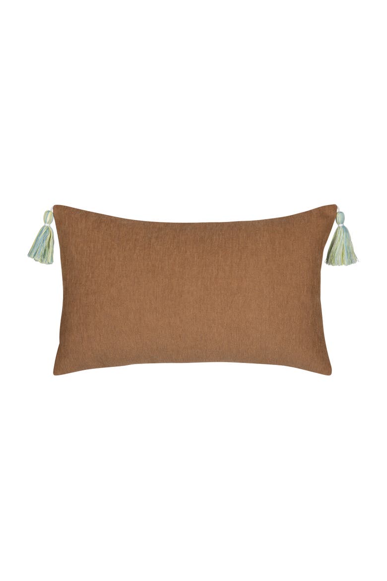 Revival Botanical Indoor & Outdoor Woven Accent Pillow & Insert, Alternate, color, Anew