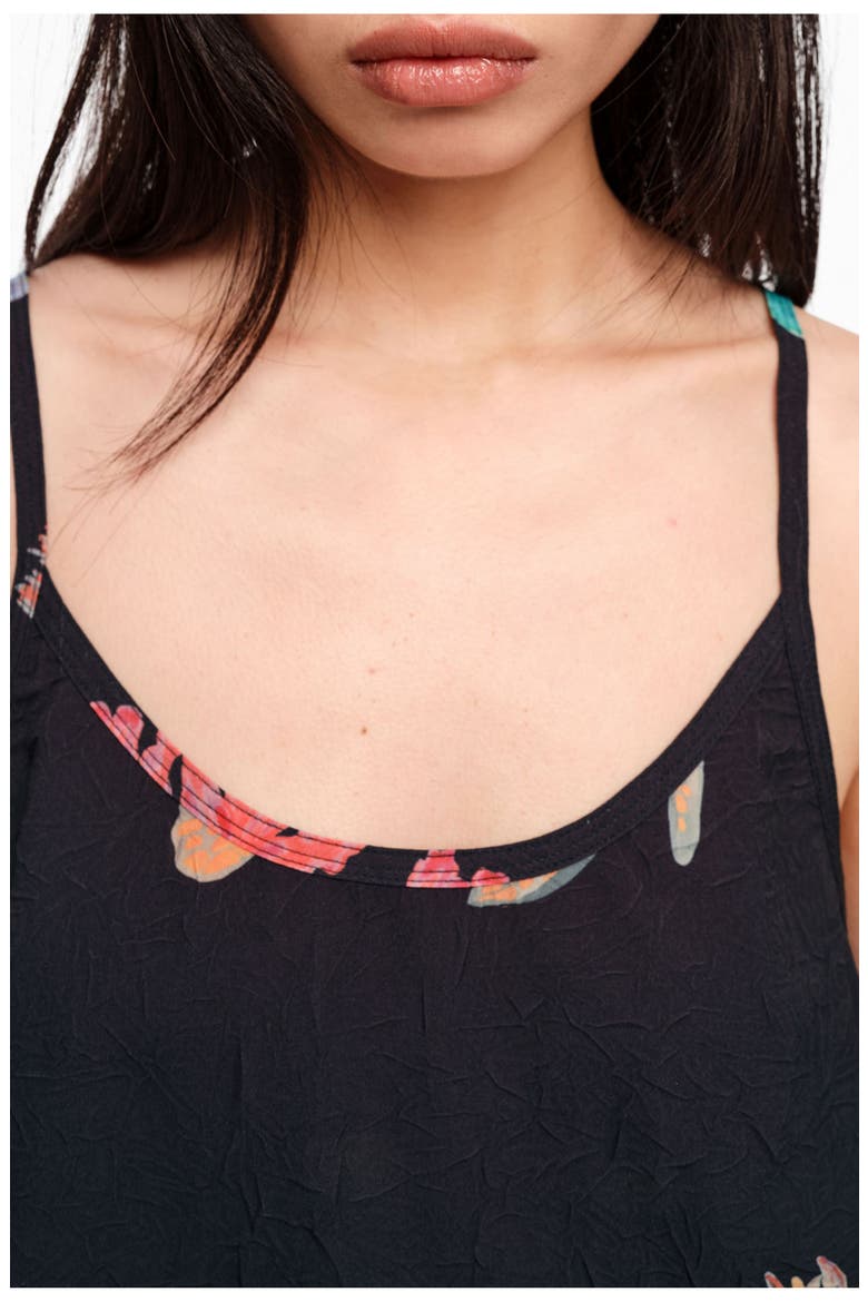 Wrinkled Tank Top, Alternate, color, TORTUGA BLACK