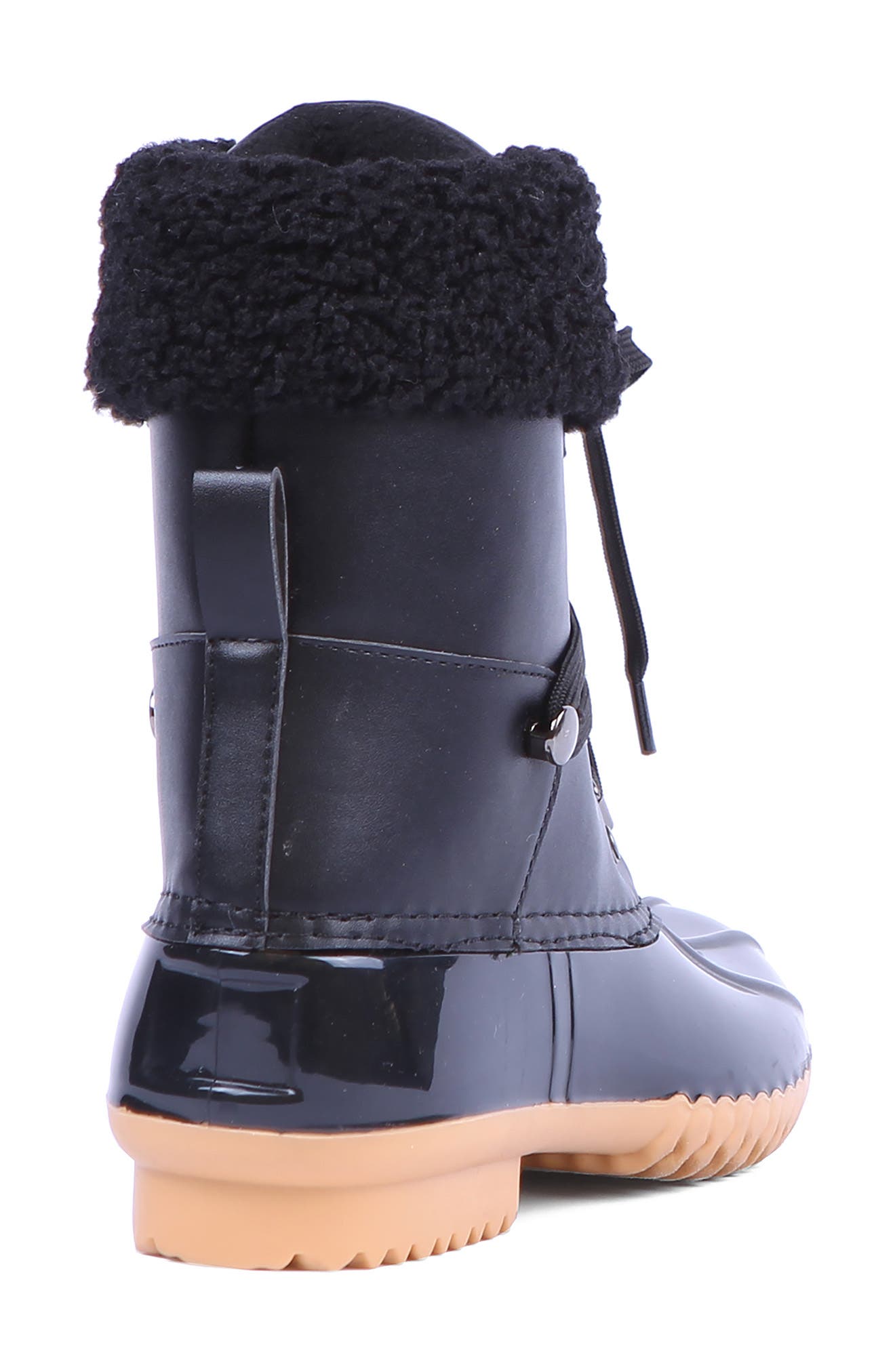 DV by Dolce Vita DV DOLCE VITA Faux Shearling Trim Duck Boot, Alternate, color, 