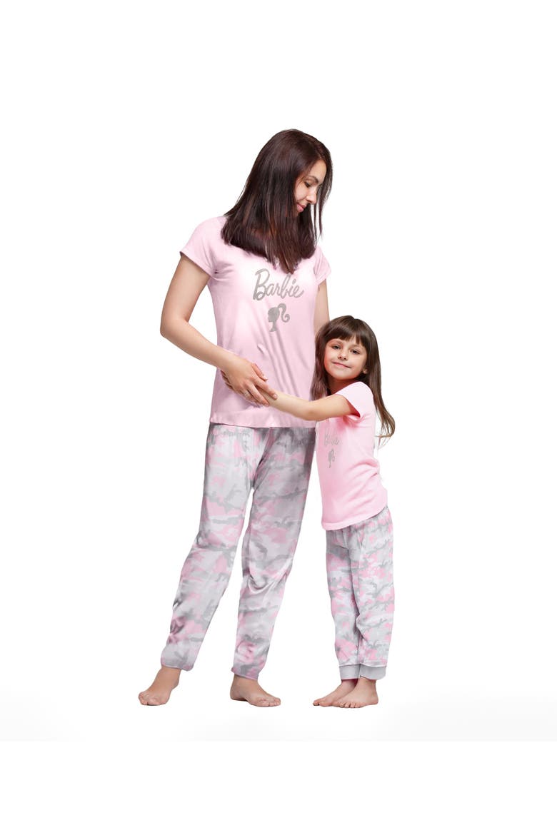 2-Piece Pajama Shirt and Pants Set, Alternate, color, Blush Pink Camo