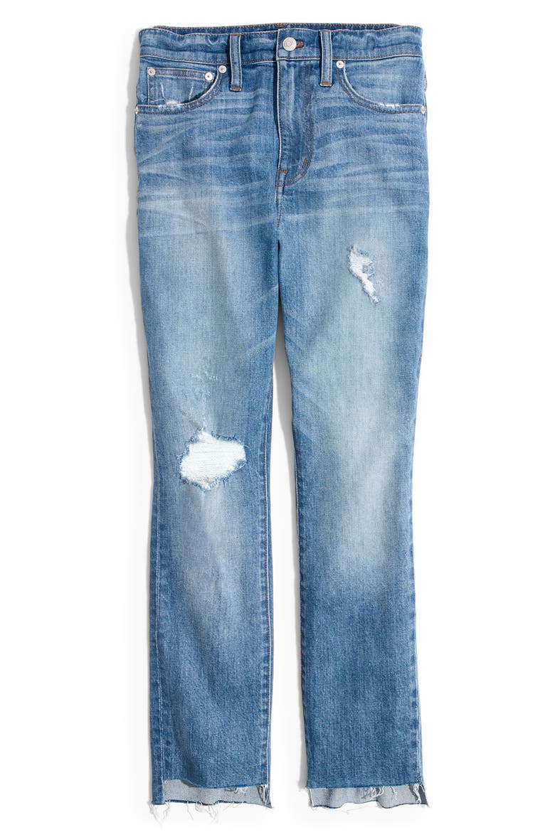 The High Waist Step Hem Slim Boy Jeans, Alternate, color, LITA