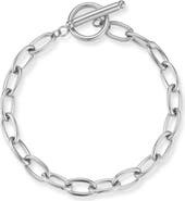 GLAZE JEWELRY Oval Link Chain Toggle Bracelet