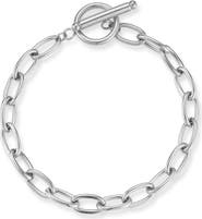 GLAZE JEWELRY Oval Link Chain Toggle Bracelet