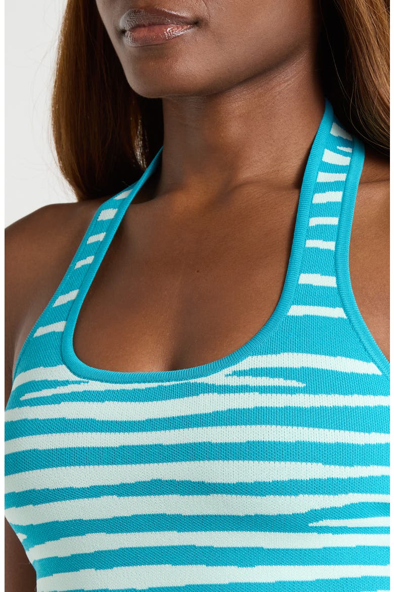 Halter Knit Cover-Up Tank Top, Alternate, color, STRIPE HYPE