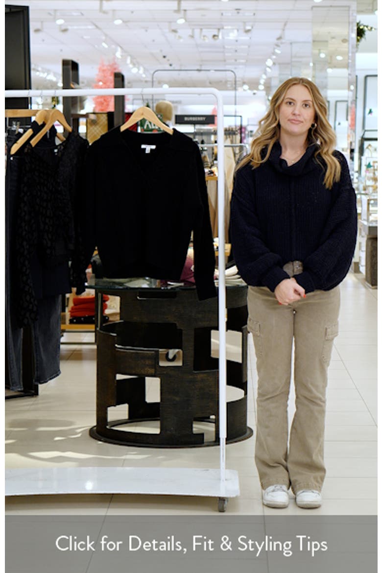 Jet Set Cable Stitch Polo Sweater video