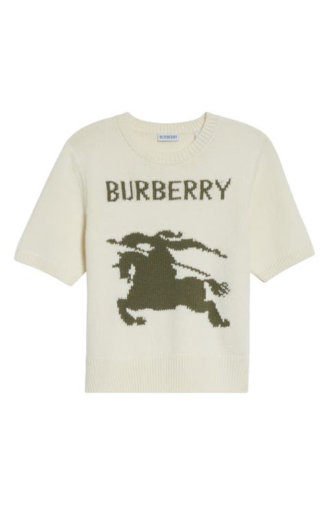 Skylar Short Sleeve Wool & Cashmere Sweater