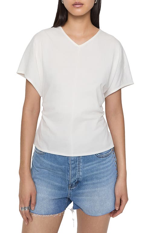 Rebecca Minkoff Elsie Cotton Jersey Fitted Top In White