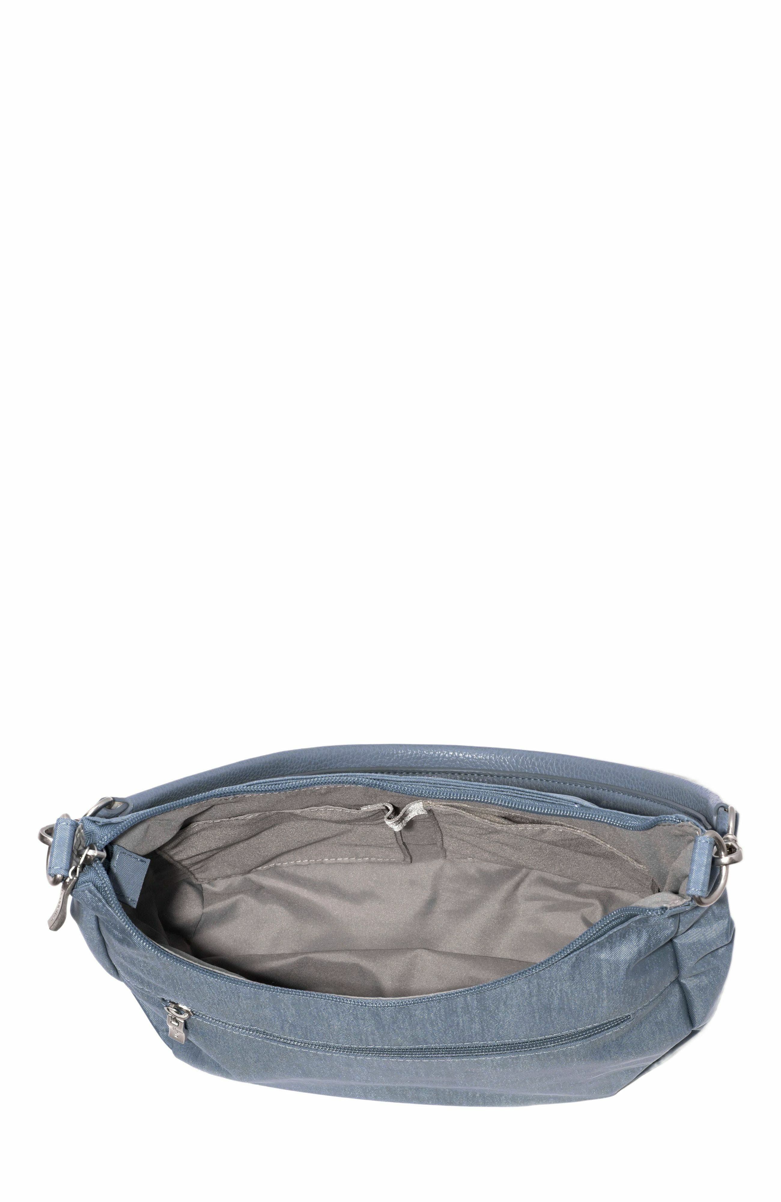 Modern Pocket Half Moon Shoulder Bag, Alternate, color, Mist
