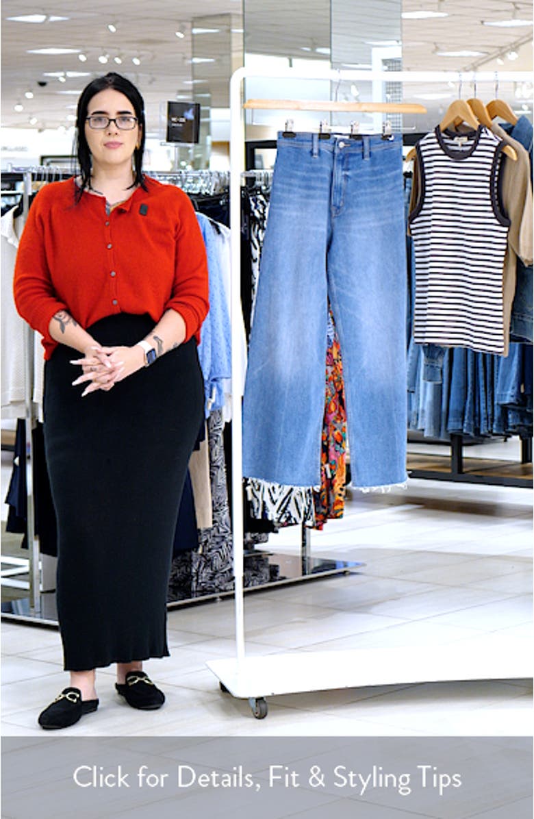 Penny Crop High Waist Wide Leg Jeans, sales video thumbnail